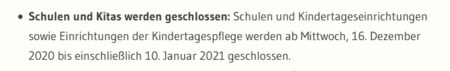 Auszüge aus der Verordnung des Kutusministeriums